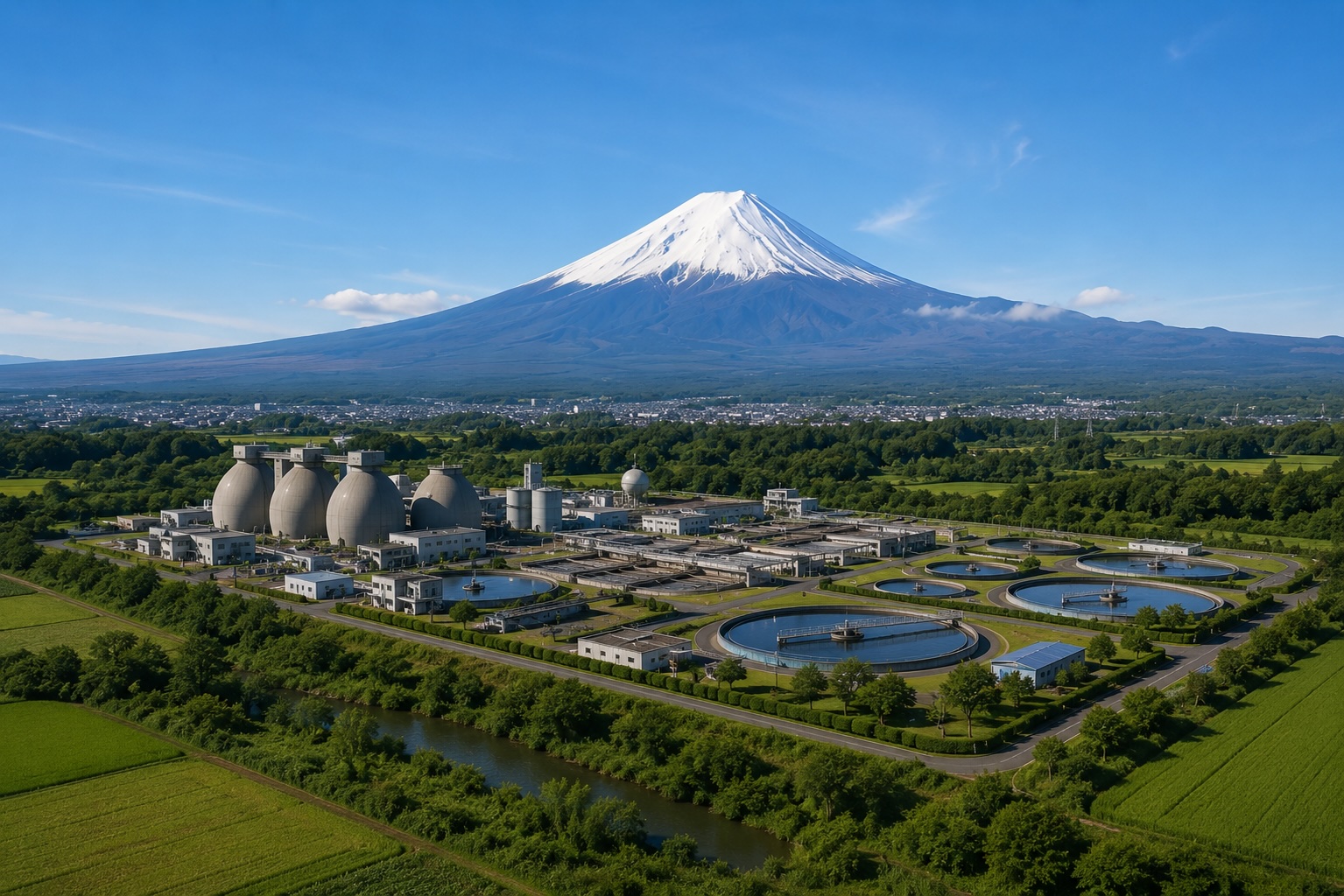 Fuji Kläranlage